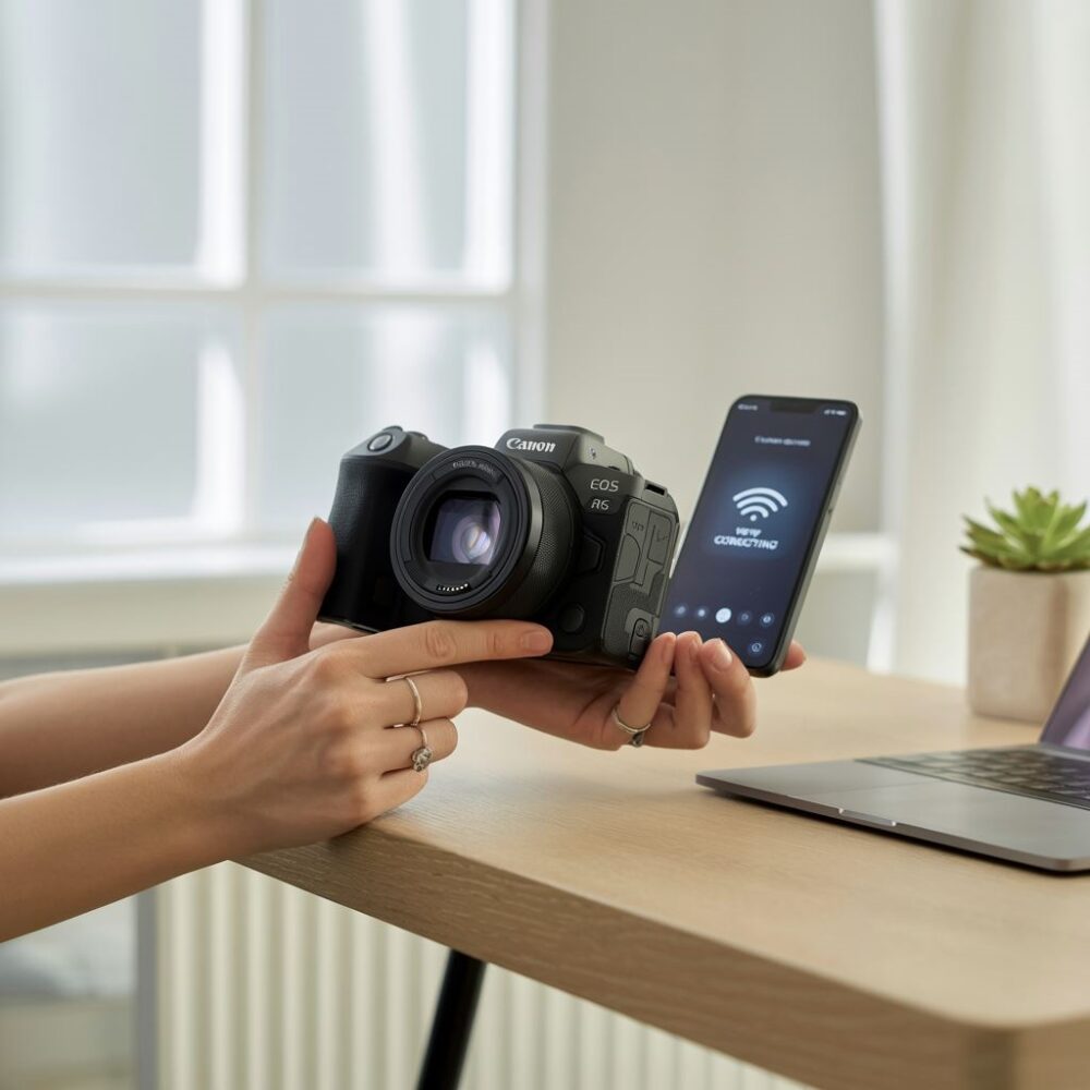 Połączenie WiFi aparatu z telefonem