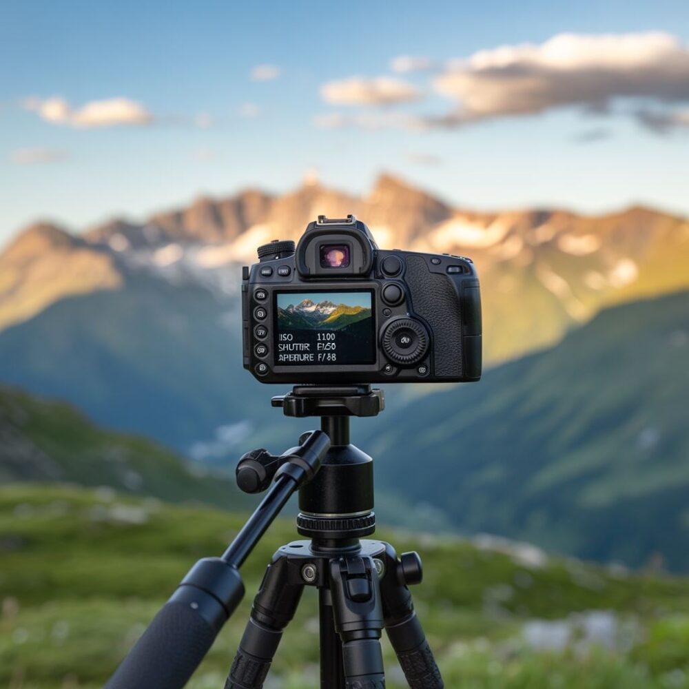 aparat fotograficzny w studiu