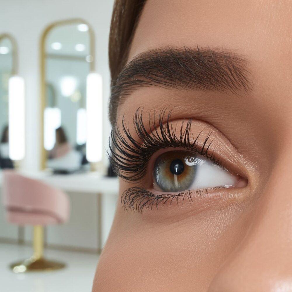 makijaż rzęs po zabiegu laminacji