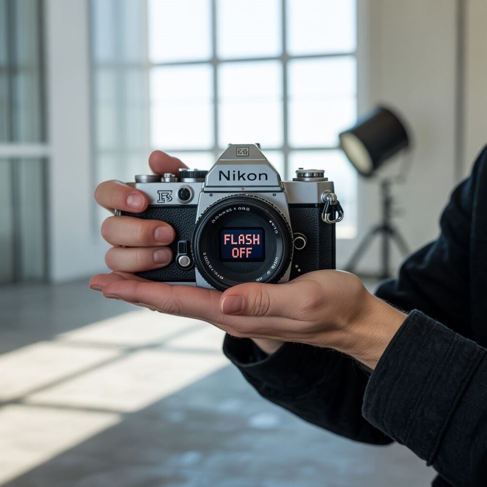 panel sterowania aparatu Nikon