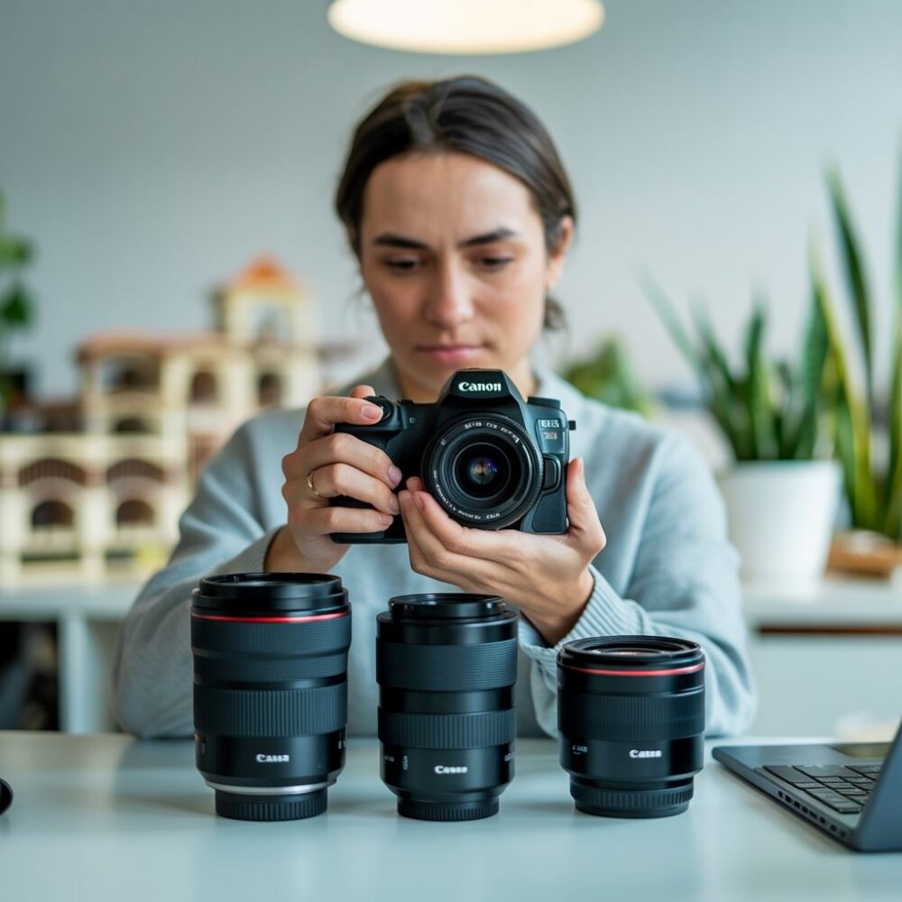 sprawdzenie mocowania obiektywu